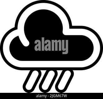 icona pioggia . Illustrazione Vettoriale