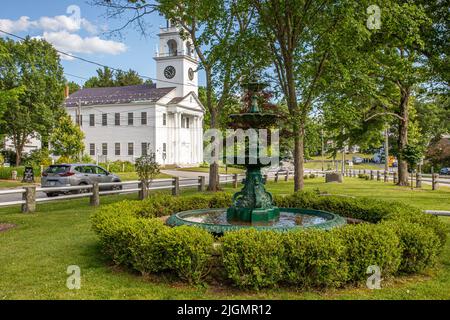 The Fitzwilliam, New Hampshire Town Common Foto Stock