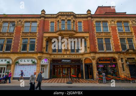 Centro commerciale Miller Arcade al 1899 Church Street nel centro storico di Preston, Lancashire, Regno Unito. Foto Stock