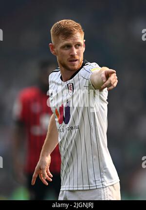 Harrison Reed of Fulham - AFC Bournemouth contro Fulham, Sky Bet Championship, Vitality Stadium, Bournemouth, Regno Unito - 23rd Aprile 2022 solo per uso editoriale - si applicano restrizioni DataCo Foto Stock