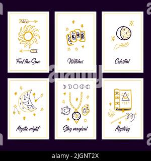Poster alla moda Magic Illustrazione Vettoriale