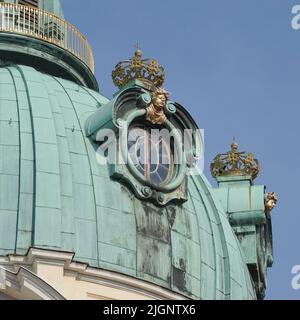 Berlino, Germania - 15 settembre 2014 : primo piano parte del Palazzo di Charlottenburg a Berlino il 15 settembre 2014 Foto Stock