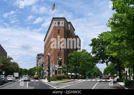 Connecticut Avenue, Witherspoon Park, Washington D.C. Foto Stock