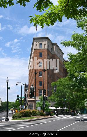 Connecticut Avenue, Witherspoon Park, Washington D.C. Foto Stock