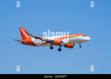 El Prat, Spagna, 8, luglio 2022. Pianerottolo. Credit: JG/Alamy Live News Foto Stock