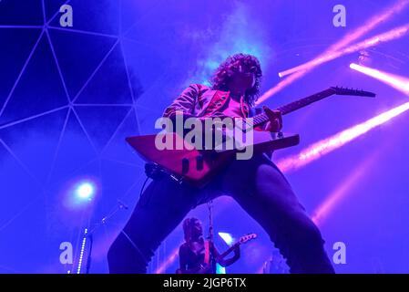 11 luglio 2022, Roma, Italia: Tumore di Yves in concerto al Festival di Villa Ada 2022 a Roma. (Credit Image: © Roberto Bettacchi/Pacific Press via ZUMA Press Wire) Foto Stock