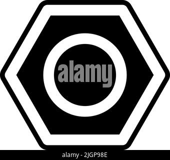 Icona di configurazione interfaccia utente di base . Illustrazione Vettoriale