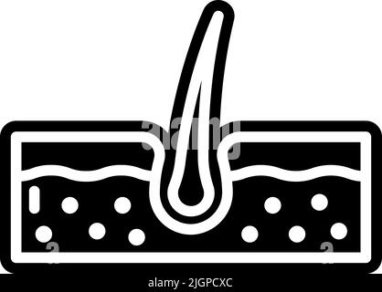 Malattie dermatologia icona . Illustrazione Vettoriale