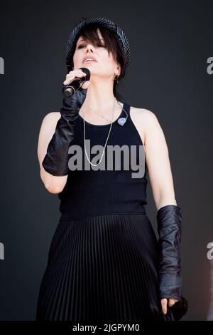 Londra, Regno Unito - 9 luglio 2022: Imelda May si esibisce all'American Express British Summertime a Hyde Park, Londra Foto Stock