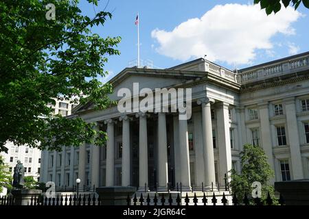 Dipartimento del Tesoro DEGLI STATI UNITI e Ufficio Generale dell'Ispettore, Washington, Distretto di Columbia, USA, Nord America Foto Stock