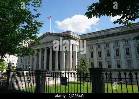 Dipartimento del Tesoro DEGLI STATI UNITI e Ufficio Generale dell'Ispettore, Washington, Distretto di Columbia, USA, Nord America Foto Stock