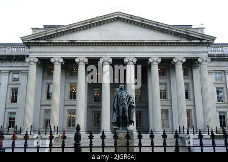 Dipartimento del Tesoro DEGLI STATI UNITI e Ufficio Generale dell'Ispettore, Washington, Distretto di Columbia, USA, Nord America Foto Stock