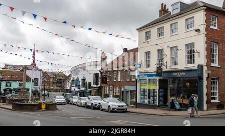 Arundel City Street Scene Foto Stock