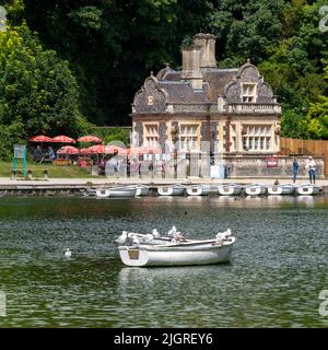 Swanbourne Lago, Arundel, West Sussex Foto Stock