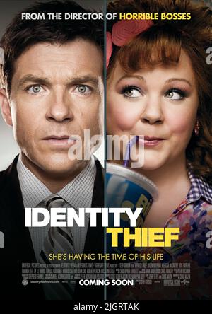 JASON BATEMAN, MELISSA MCCARTHY POSTER, ladro di identità, 2013 Foto Stock