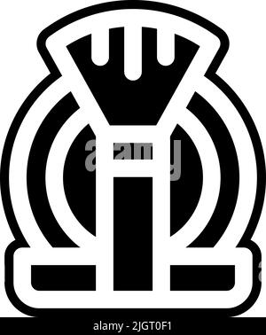 Parrucchiere e barbiere compongono icona . Illustrazione Vettoriale