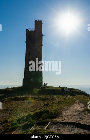 Jubilee torre al castello collina Huddersfield Foto Stock