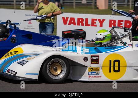 Charlie Hyatt Team FJ a Paddock Foto Stock