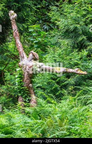 Inghilterra, Devon, Barnstaple, Broomhill Sculpture Park Foto Stock
