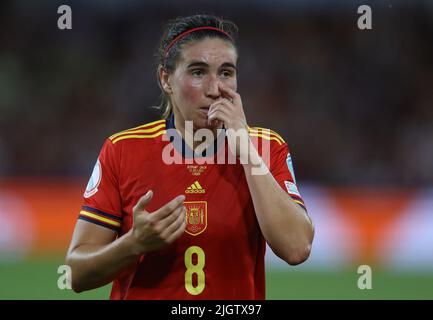 Londra, Inghilterra, 12th luglio 2022. Mariona Caldentey di Spagna durante la partita UEFA Women's European Championship 2022 al Brentford Community Stadium di Londra. Il credito d'immagine dovrebbe leggere: Paul Terry / Sportimage Foto Stock