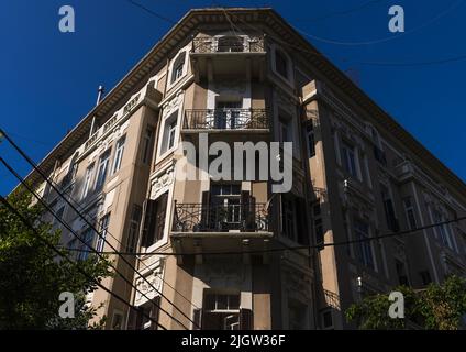 Vecchio edificio storico della città, Beirut Governorate, Beirut, Libano Foto Stock