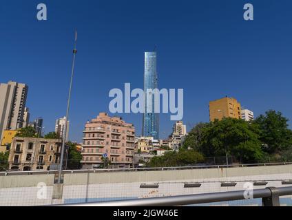 Blocchi viventi ed edifici, Beirut Governorato, Beirut, Libano Foto Stock