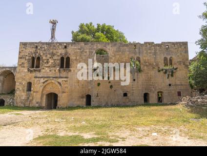 Ali Pacha Joumblatt abbandonò il palazzo, il Governatorato del Monte Libano, Baadarane, Libano Foto Stock