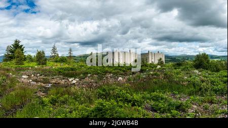 Centrale nucleare decommissionata Trawsfynydd, Gwynedd, Galles Foto Stock