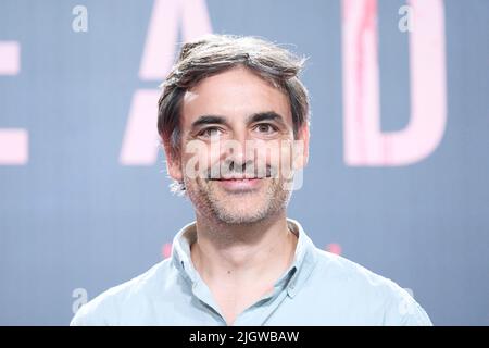 Villaviciosa de Odon. Spagna. 20220713, Jorge Dorado partecipa alla presentazione della seconda stagione della serie televisiva “The Head” presso gli Adisar Studios il 13 luglio 2022 a Villaviciosa de Odon, Spagna Foto Stock