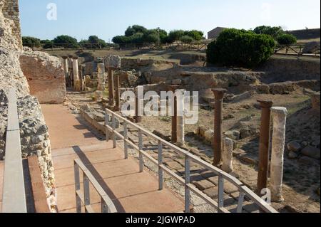 6 giugno 2021 - Europa, Italia, Sardegna, Porto Torres, Parco Archeologico di Turris Libisonis e Museo Archeologico Nazionale Antiquarium Turritanum Foto Stock