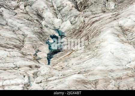 Paesaggio montano di Aletsch, Wallis, Svizzera Foto Stock