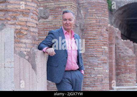 12 luglio 2022, Roma, Lazio, Italia: Lo scrittore scozzese Andrew Oâ'Hagan ospite della ventunesima edizione di ''LETTERATURA - Festival Internazionale di Roma' (Credit Image: © Matteo Nardone/Pacific Press via ZUMA Press Wire) Foto Stock