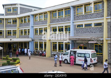 KENIA, Eldoret, Moi ospedale di insegnamento e rinvio / KENIA, Eldoret, Stadtzentrum, Krankenhaus Moi ospedale di insegnamento e rinvio Foto Stock