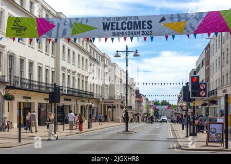 La Parata, Royal Leamington Spa Warwickshire, Inghilterra, Regno Unito Foto Stock