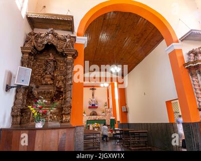 Città storica di Sabara. Minas Gerais stato. San Antonio grande fattoria Santuario. Foto Stock