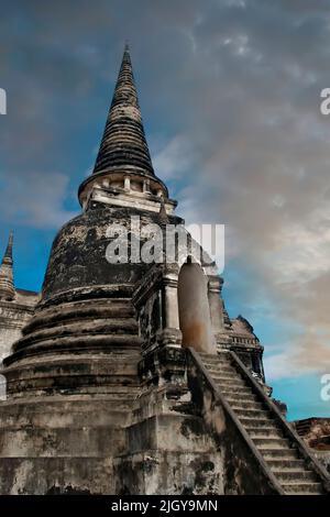 La città storica di Ayutthaya Foto Stock