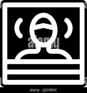 Tempo di dormire mora icona . Illustrazione Vettoriale