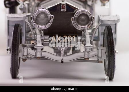 Rolls Royce auto giocattolo fantasma argento Foto Stock