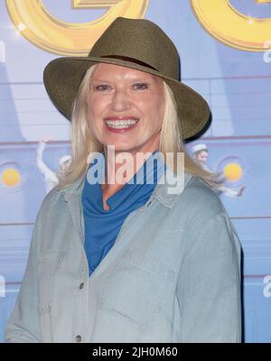 13 luglio 2022 - Londra, Inghilterra, Regno Unito - Anneka Rice frequenta una serata stampa, Barbican Theater Foto Stock