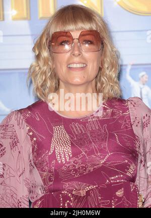 13 luglio 2022 - Londra, Inghilterra, Regno Unito - Fay Ripley frequentare qualcosa va la notte stampa, Barbican Theatre Foto Stock