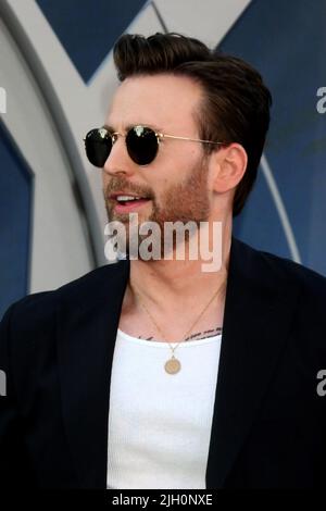 LOS ANGELES - LUGLIO 13: Chris Evans al Grey Man Premiere al TCL Chinese Theatre IMAX il 13 luglio 2022 a Los Angeles, CA Foto Stock
