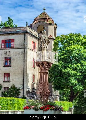 BADEN-Württemberg : zona pedonale Sigmaringen Foto Stock