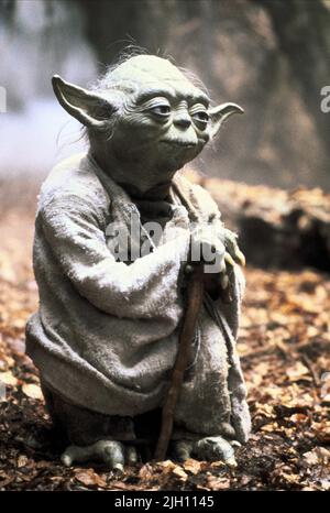 YODA, Star Wars: Episodio V - l'impero colpisce ancora, 1980 Foto Stock