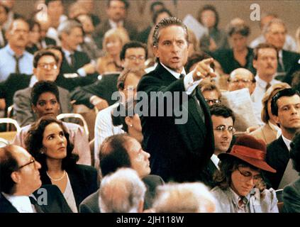 MICHAEL DOUGLAS, WALL STREET, 1987 Foto Stock