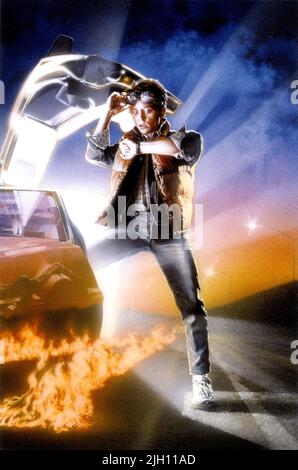 MICHAEL J. Fox, Ritorno al futuro, 1985 Foto Stock