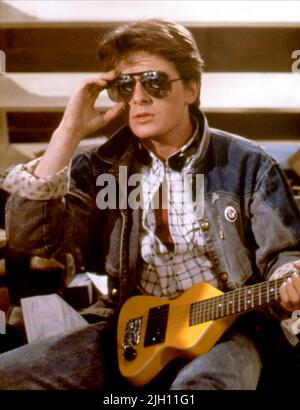 MICHAEL J. Fox, Ritorno al futuro, 1985 Foto Stock