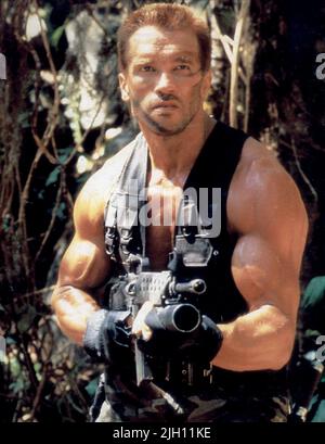 ARNOLD SCHWARZENEGGER, predator, 1987 Foto Stock