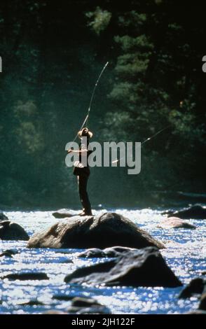 BRAD PITT, SCORRE IL FIUME, 1992 Foto Stock