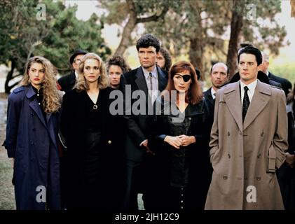 AMICK,LIPTON,MCGILL,ROBIE,MACLACHLAN, TWIN PEAKS, 1990 Foto Stock
