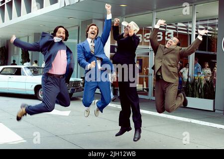 RUDD,FERRELL,KOECHNER,CARELL, ANCHORMAN: LA LEGGENDA DI RON BORGOGNA, 2004 Foto Stock